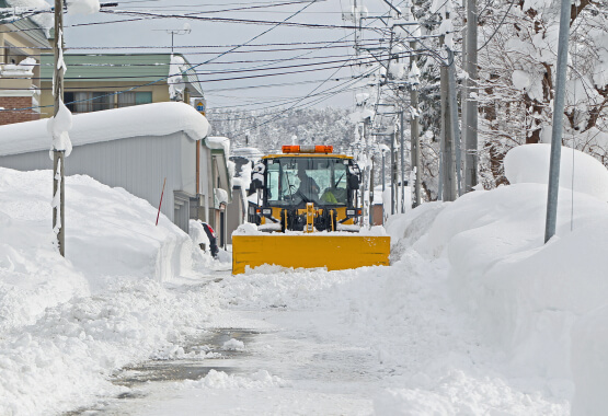 Snow Removal On A Street